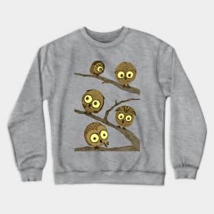 Owls in the Woods Crewneck Sweatshirt